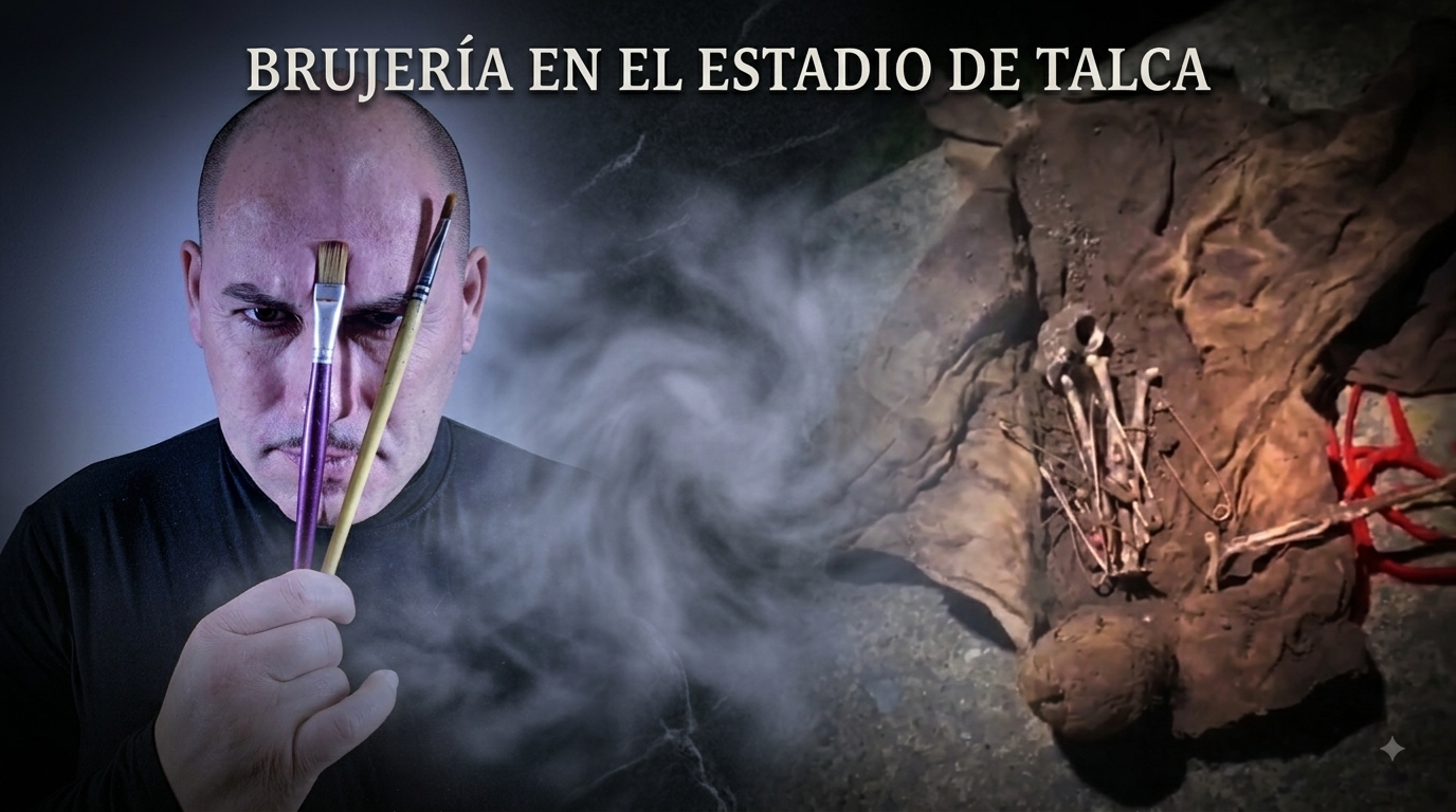 Jahir Yusef: El ocultista detrás del escalofriante hallazgo de brujería en el Estadio Fiscal de Talca